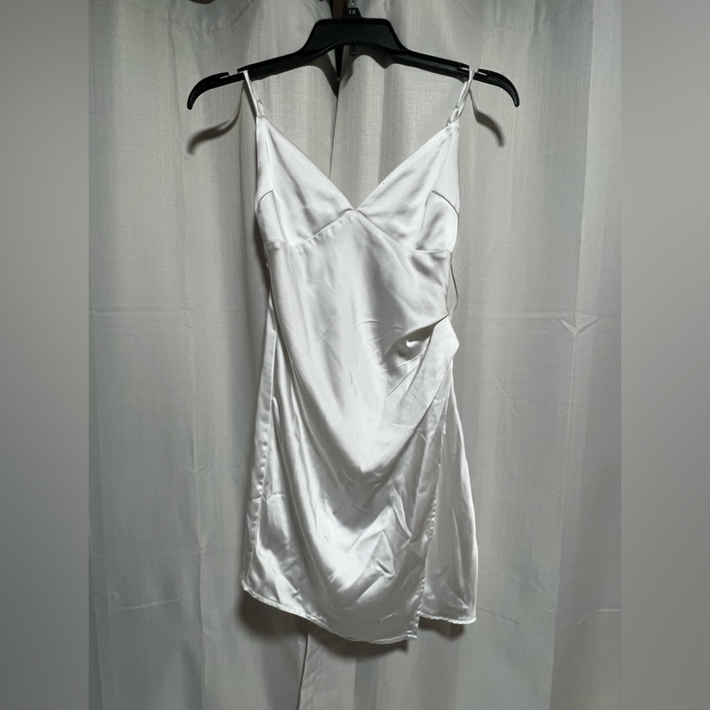 Altar’d State White Satin Dress